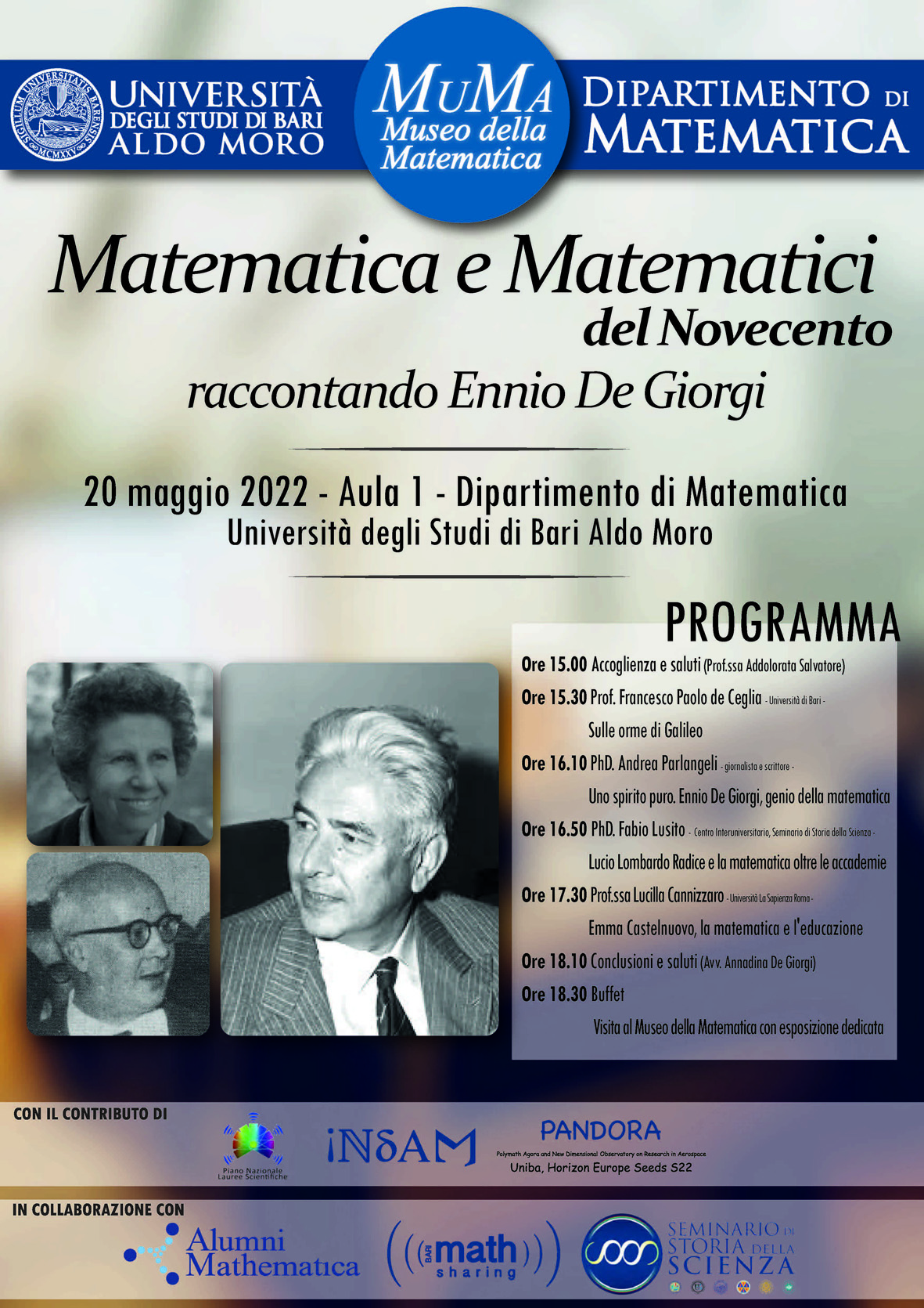 20 maggio 2022 Matematici DeGiorgi low