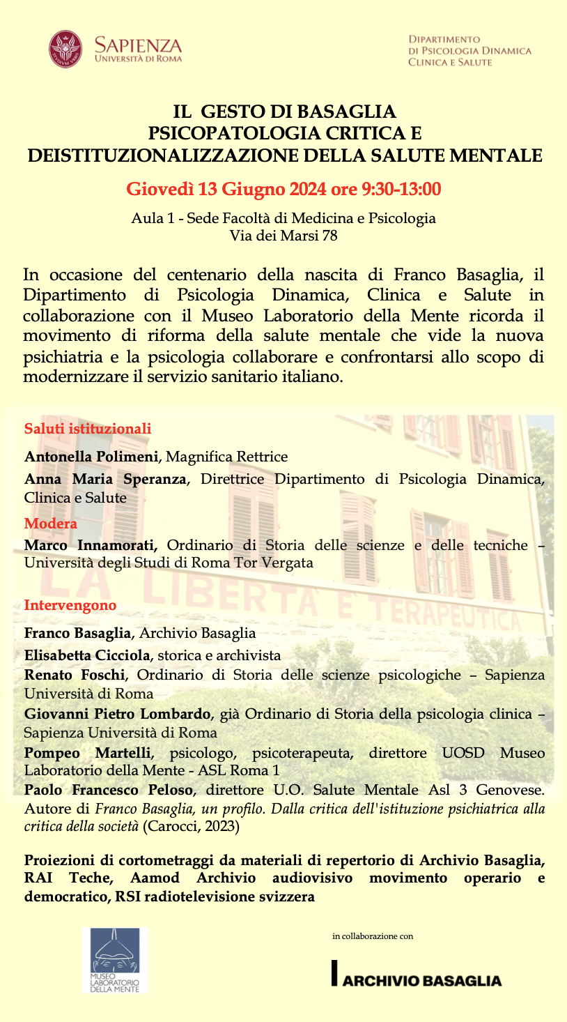 Evento Basaglia