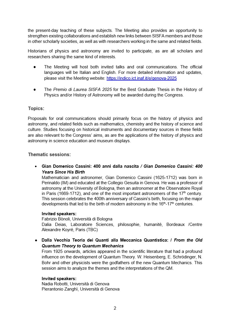 Second Bulletin 45 SISFA Congress 2