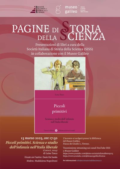 Pagine di Storia della Scienza - 13 marzo 2025